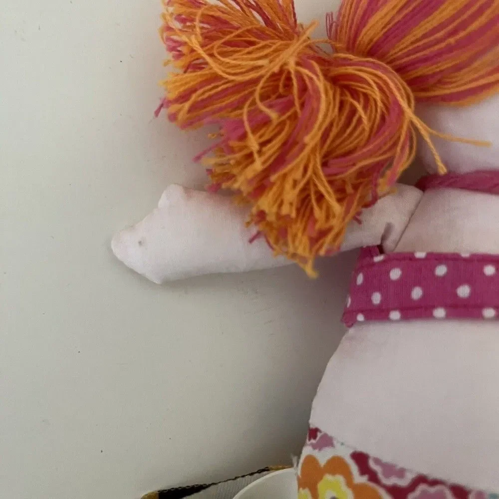 Maison Chic Mermaid Tooth Fairy Pillow Plush Doll Tooth Holder Pocket